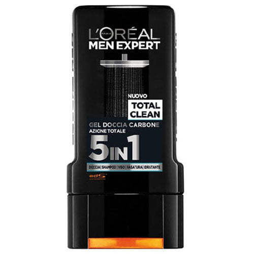 L'OREAL MEN EXPERT GEL DOCCIA TOTAL CLEAN 300 ML - Tre Pi Profumerie