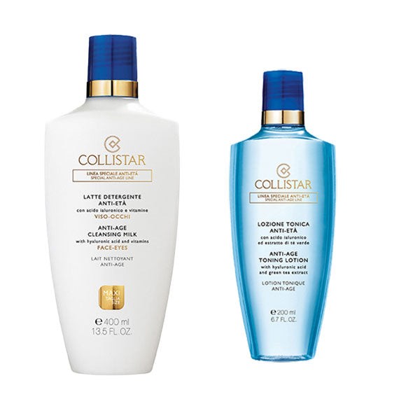 COLLISTAR COFANETTO LATTE DETERGENTE 400 + LOZIONE TONICA 200 - Tre Pi Profumerie