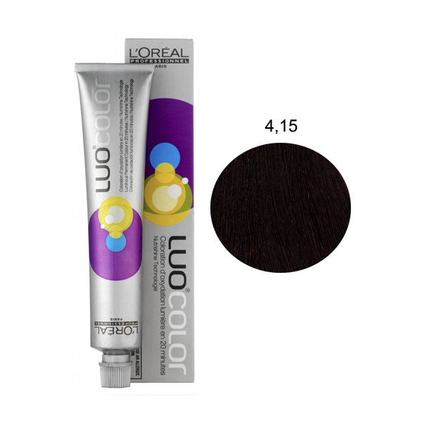 L'OREAL PROFESSIONNEL LUOCOLOR COLORAZIONE PERMANENTE 4,15 - Tre Pi Profumerie