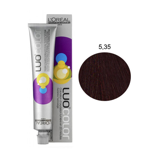 L'OREAL PROFESSIONNEL LUOCOLOR COLORAZIONE PERMANENTE 5,35 - Tre Pi Profumerie
