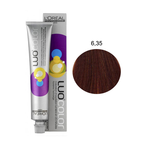 L'OREAL PROFESSIONNEL LUOCOLOR COLORAZIONE PERMANENTE 6,35 - Tre Pi Profumerie