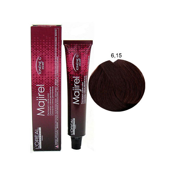 L'OREAL PROFESSIONNEL MAJIREL BIONDO SCURO CENERE MOGANO 6,15 - Tre Pi Profumerie