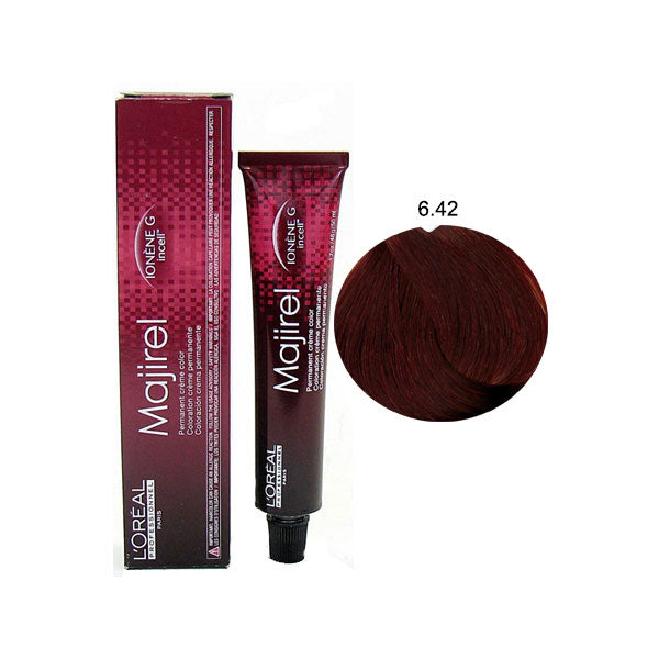 L'OREAL PROFESSIONNEL MAJIREL BIONDO SCURO RAME IRISEE 6,42 - Tre Pi Profumerie