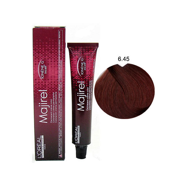 L'OREAL PROFESSIONNEL MAJIREL BIONDO SCURO RAME MOGANO 6,45 - Tre Pi Profumerie