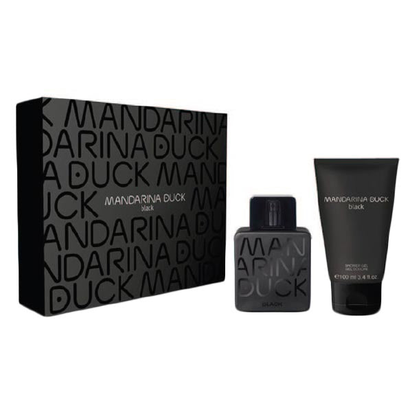 MANDARINA DUCK BLACK COFANETTO EDT 100 ML + DOCCIA - Tre Pi Profumerie