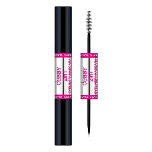 DEBBY EYELINER & MASCARA 2 IN 1 ULTRA BLACK 1 - Tre Pi Profumerie