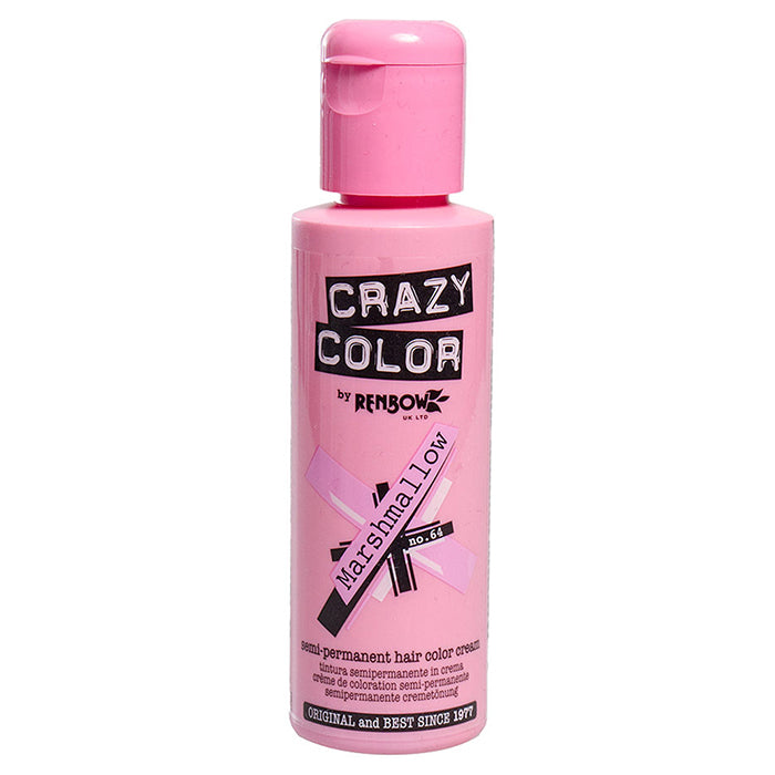 CRAZY COLOR SEMI-PERMANENT HAIR COLOR CREAM MARSHMALLOW 64 - Tre Pi Profumerie
