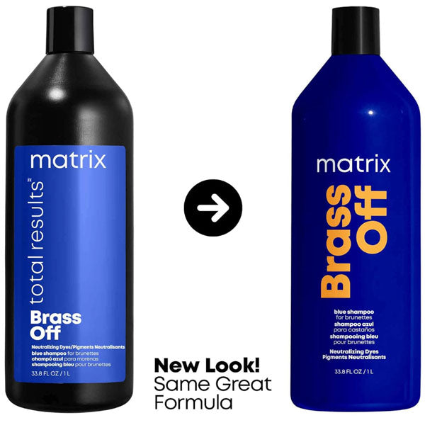 MATRIX TOTAL RESULTS BRASS OFF SHAMPOO 1000 ML - Tre Pi Profumerie