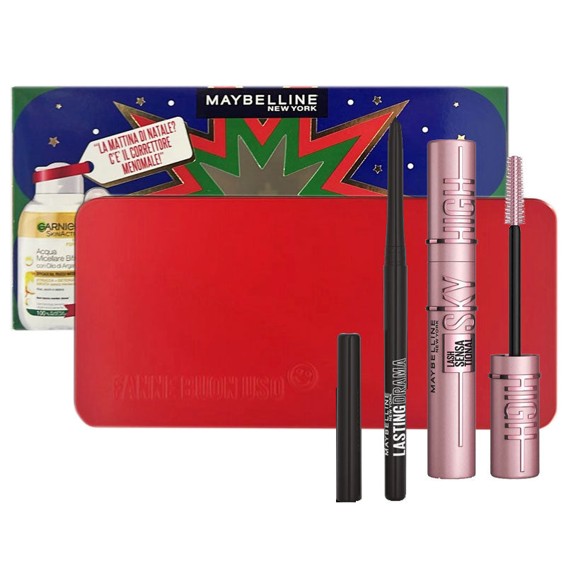 MAYBELLINE COFANETTO NATALE MASCARA SKY HIGH BURGUNDY HAZE