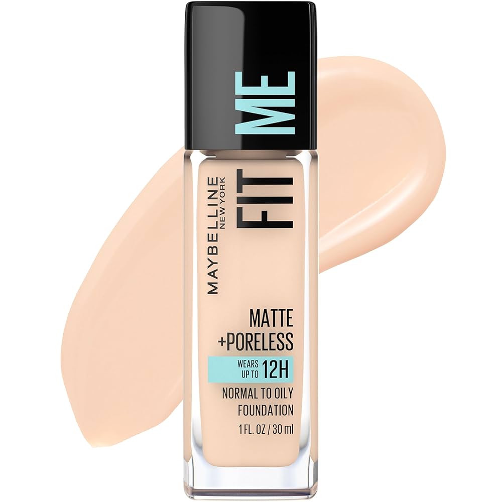 MAYBELLINE FIT ME MATTE& PORELESS FONDOTINTA WARM IVORY 100