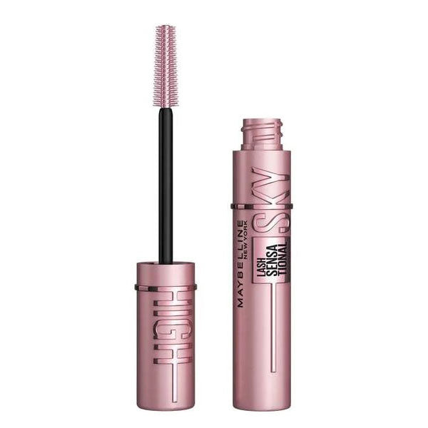 MAYBELLINE LASH SENSATIONAL MASCARA SKY HIGH 01 VERY BLACK - Tre Pi Profumerie