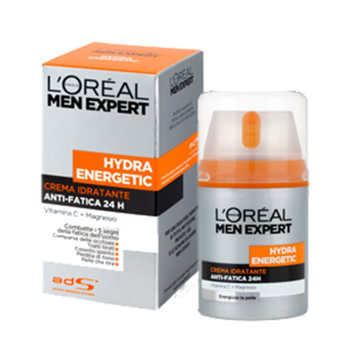 L'OREAL MEN EXPERT HYDRA ENERGETIC CREMA 50 ML - Tre Pi Profumerie