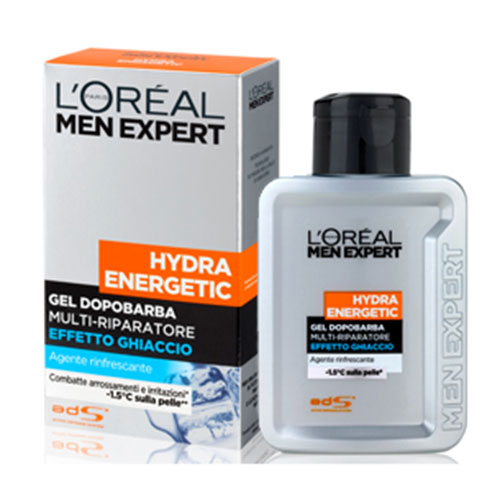 L'OREAL MEN EXPERT GEL DOPOBARBA HYDRA ENERGETIC 100 - Tre Pi Profumerie