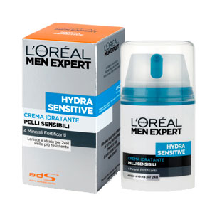 L'OREAL MEN EXPERT HYDRA SENSITIVE CREMA 50 ML - Tre Pi Profumerie