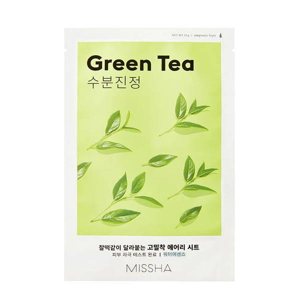 MISSHA SHEET MASK MASCHERA VISO IN TESSUTO CUCUMBEGREENTEA - Tre Pi Profumerie