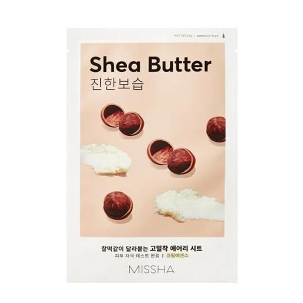 MISSHA SHEET MASK MASCHERA VISO IN TESSUTO SHEABUTTER - Tre Pi Profumerie