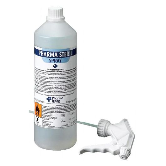 PHARMA STERIL DISINFETTANTE SPRAY PER DISINFEZIONE RAPIDA 1000ML - Tre Pi Profumerie