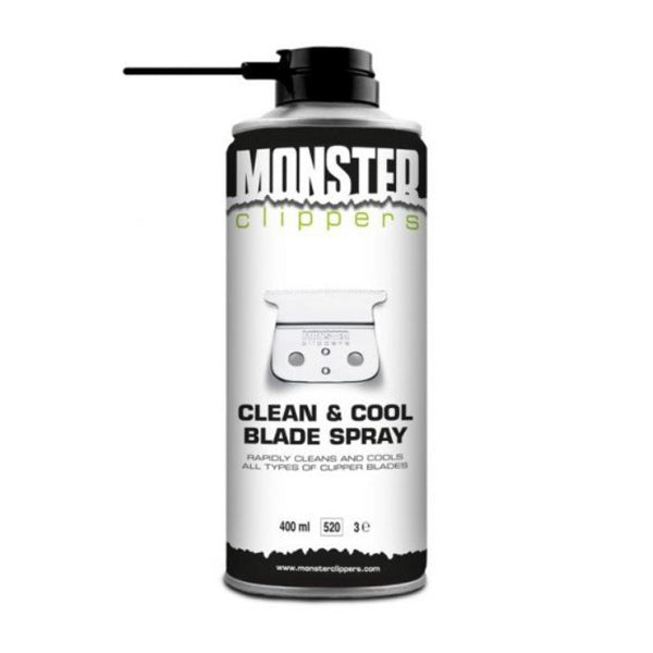 MONSTER CLIPPERS CLEAN&COLL BLADE SPRAY REFRIGERANTE 400 ML - Tre Pi Profumerie