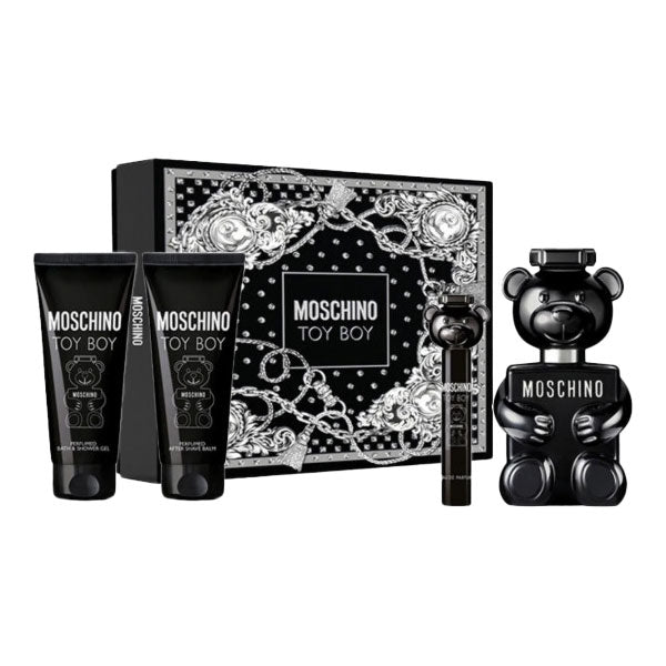 MOSCHINO COFANETTO REGALO TOY BOY EDP100+SG100+AS - Tre Pi Profumerie
