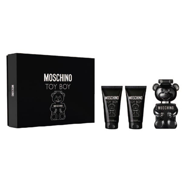 MOSCHINO TOY BOY COFANETTO EDP 50 ML + DOCCIA + AFTER SHAVE - Tre Pi Profumerie