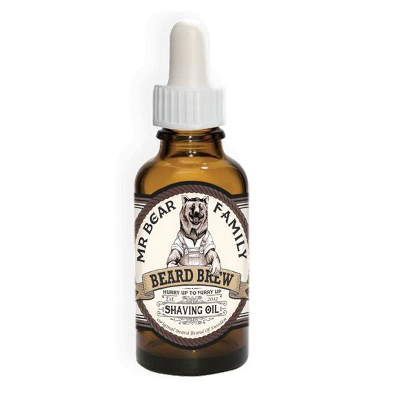 MR BEAR FAMILY SHAVING OIL BEARD BREW 30 ML - Tre Pi Profumerie