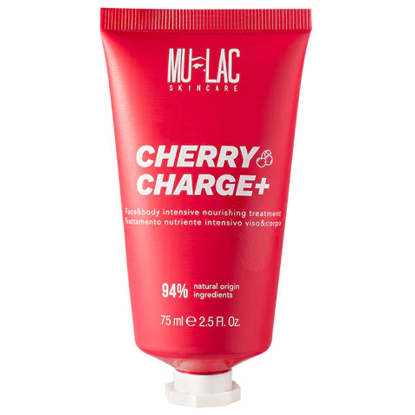MULAC CHERRY CHARGE TRATTAMENTO NUTRIENTE VISO E CORPO 75 ML - Tre Pi Profumerie