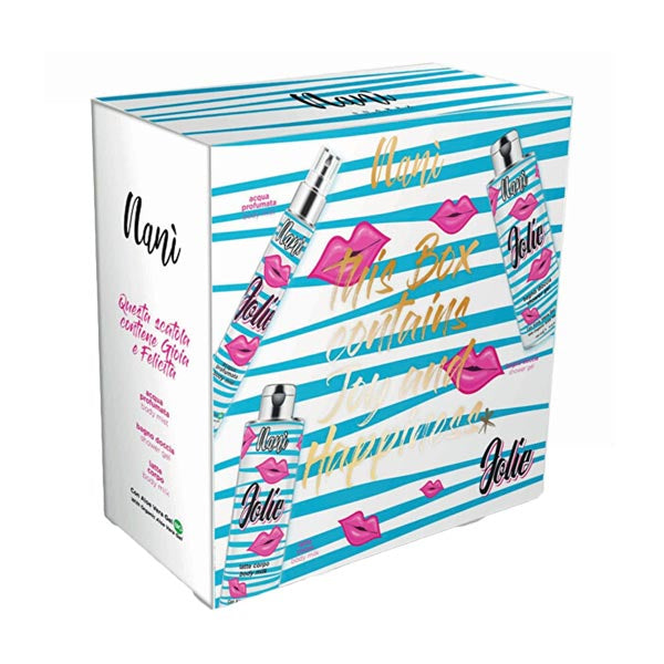 NANI JOLIE COFANETTO ACQUA CORPO + DOCCIA + CREMA CORPO - Tre Pi Profumerie