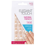 ELEGANT TOUCH NATURAL FRENCH PETITE BARE GLUE ON 144 - Tre Pi Profumerie