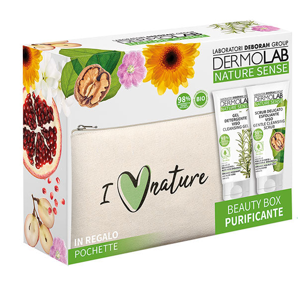DERMOLAB NATURE SENSE COFANETTO BEAUTY BOX PURIFICANTE 2019 - Tre Pi Profumerie