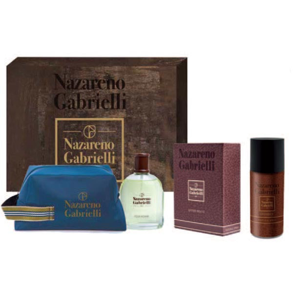NAZARENO GABRIELLI POURHOMME COFANETTO ASL 100 ML + DEODORANTE - Tre Pi Profumerie