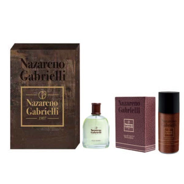NAZARENO GABRIELLI POURHOMME COFANETTO EDT 100 ML + DEODORANTE - Tre Pi Profumerie