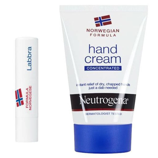 NEUTROGENA CREMA MANI PROFUMATA + TRATTAMENTO LABBRA BLU - Tre Pi Profumerie