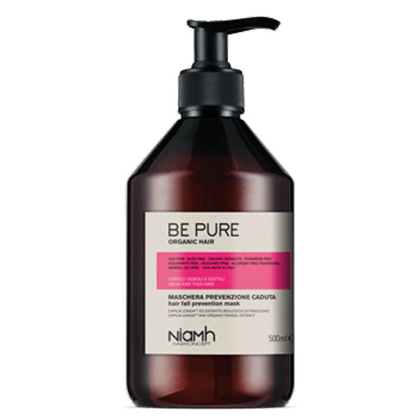 NIAMH BE PURE MASCHERA PREVENZIONE CADUTA 500 ML - Tre Pi Profumerie