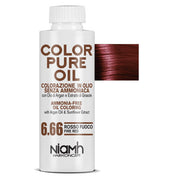 NIAMH TINTURA CAPELLI COLOR PURE OIL 6.66 ROSSO FUOCO - Tre Pi Profumerie