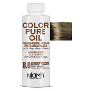 NIAMH TINTURA CAPELLI COLOR PURE OIL 8.0 BIONDO CHIARO - Tre Pi Profumerie