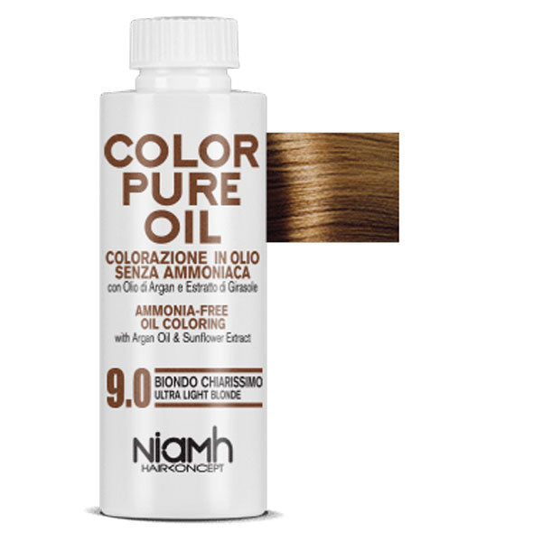 NIAMH TINTURA CAPELLI COLOR PURE OIL 9.0 BIONDO CHIARISSIMO - Tre Pi Profumerie