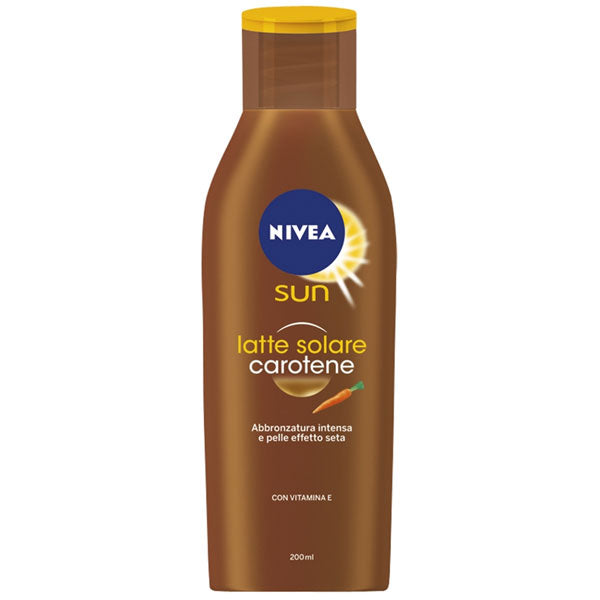 NIVEA SUN LATTE SOLARE CAROTENE 200 ML - Tre Pi Profumerie