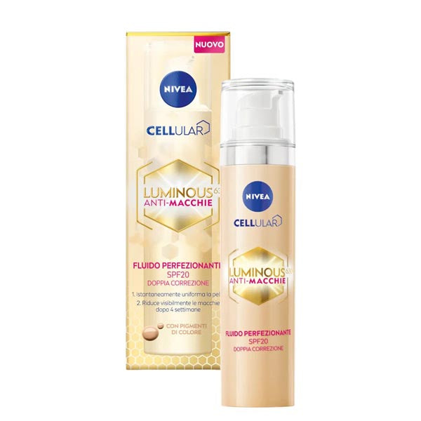 NIVEA CELLULAR LUMINOUSANTI MACCHIE FLUIDO PERFEZIONANTE 40 ML - Tre Pi Profumerie