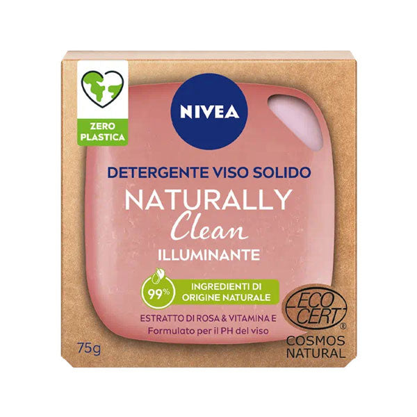 NIVEA DETERGENTE VISO SOLIDO NATURALLY ILLUMINANTE - Tre Pi Profumerie