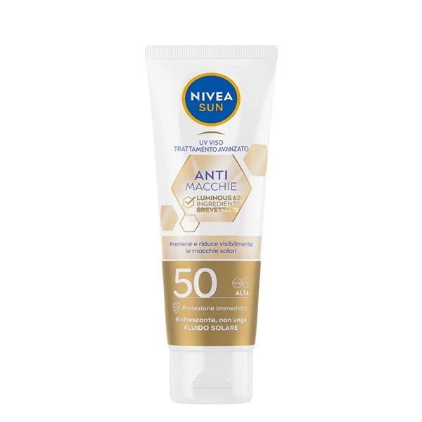 NIVEA SUN ANTI MACCHIE FLUIDO SOLARE VISO SPF 50+ 40 ML - Tre Pi Profumerie