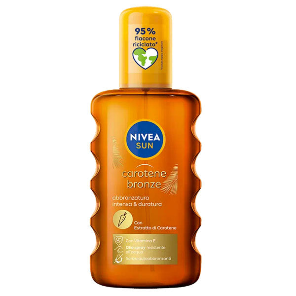 NIVEA SUN CAROTENE BRONZE ABBRONZATURA INTENSA E DURATURA 200 ML - Tre Pi Profumerie