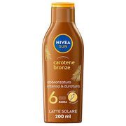 NIVEA SUN CAROTENE BRONZE PROTEZIONE SOLARE SPF 6 200 ML - Tre Pi Profumerie