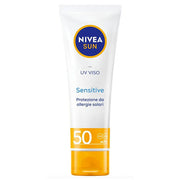 NIVEA SUN CREMA VISO PELLI SENSIBILI SPF 50 50 ML - Tre Pi Profumerie
