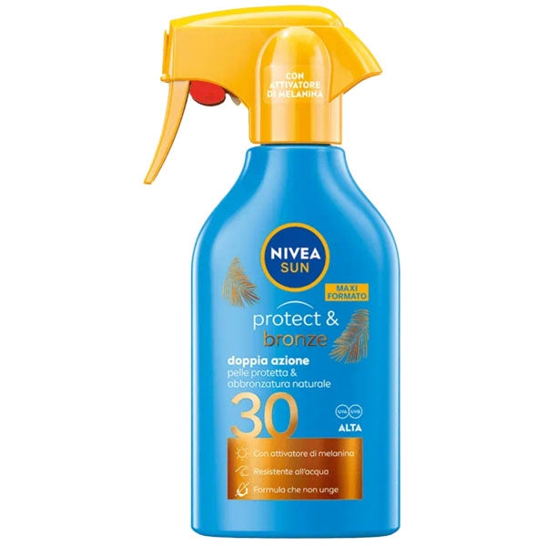 NIVEA SUN PROTECT & BRONZE LATTE SOLARE SPRAY SPF 30 270 ML - Tre Pi Profumerie