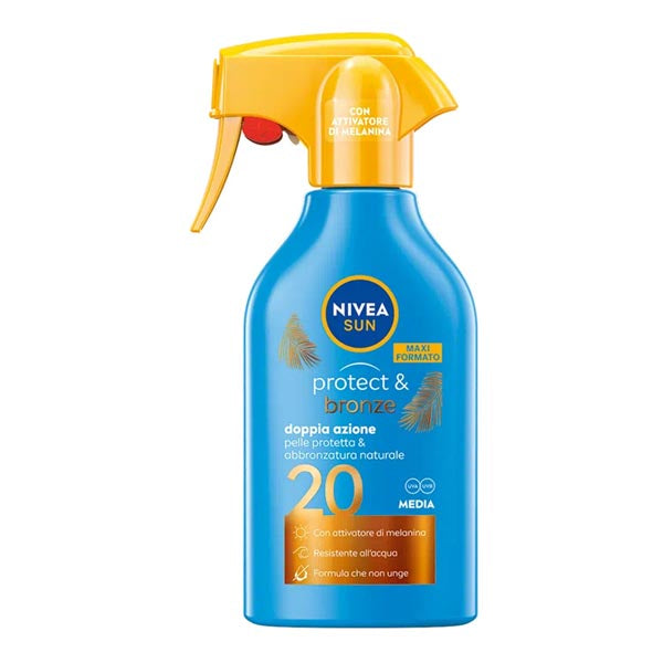 NIVEA SUN PROTECT & CARE LATTE SPRAY SPF 20 270 ML - Tre Pi Profumerie