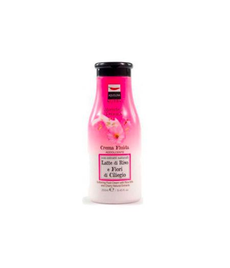 AQUOLINA NUTRY CREMA FLUIDA LATTE DI RISO & FIORI 250 ML - Tre Pi Profumerie