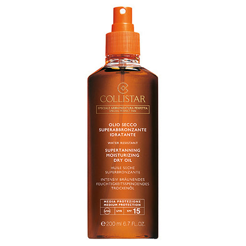 COLLISTAR OLIO SECCO SUPERABBRONZANTE IDRATANTE SPF 15 200 ML - Tre Pi Profumerie
