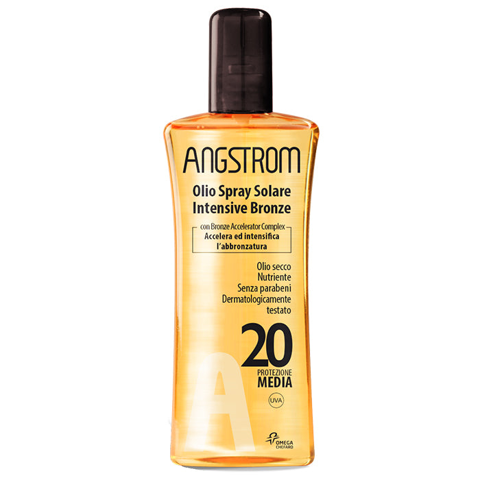 ANGSTROM OLIO SPRAY SOLARE INTENSIVE BRONZE SPF 20 150 ML - Tre Pi Profumerie