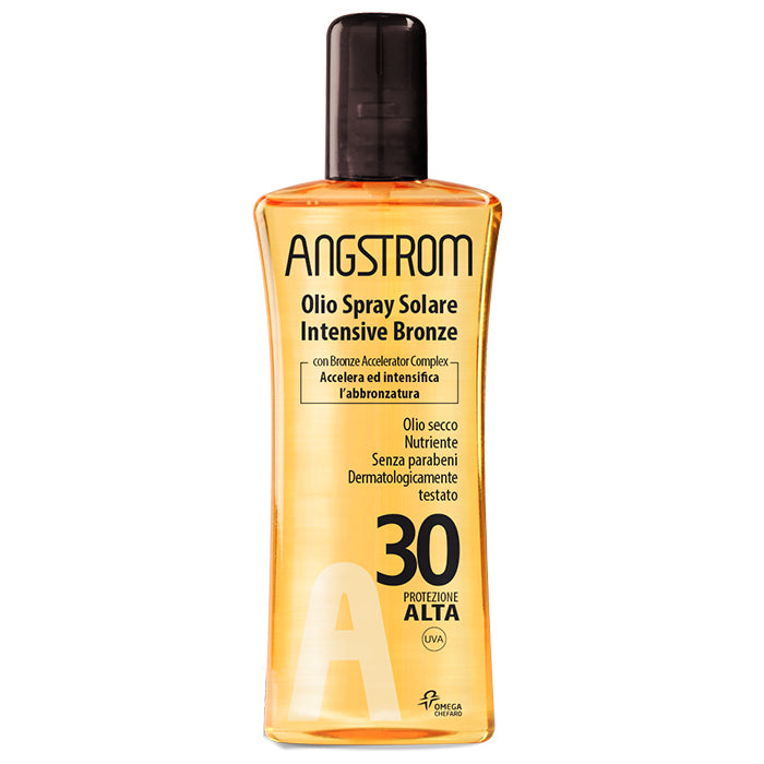 ANGSTROM OLIO SPRAY SOLARE INTENSIVE BRONZE SPF 30 150 ML - Tre Pi Profumerie