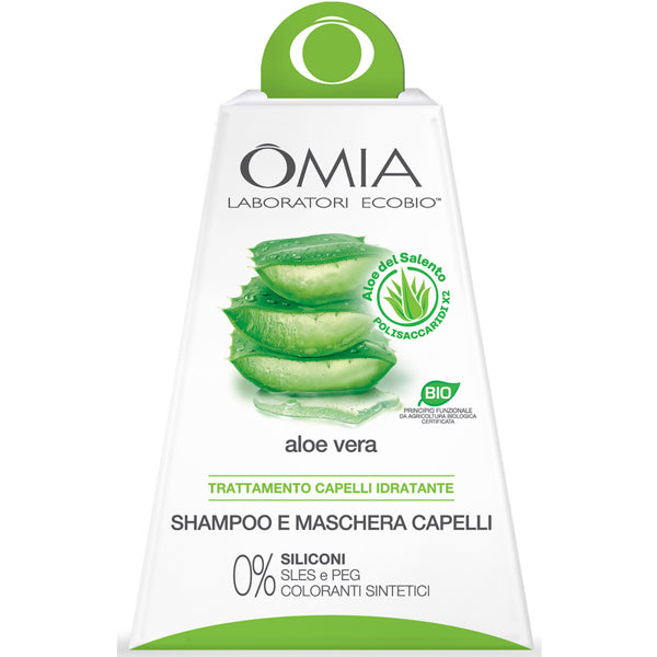 OMIA COFANETTO ALOE VERA SHAMPOO + MASCHERA CAPELLI - Tre Pi Profumerie